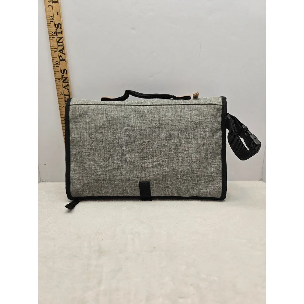 Skip Hop Pronto Signature Portable Diaper Changing Station Heather Gray Unisex